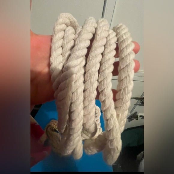 2~Nautical Rope Cotton Craft Supplies Cream 11.1 ft (3.4m)
& Tan 9.5 ft (2.9 m) - Picture 3 of 5